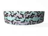 Pastel Bats Halloween Dog Collar