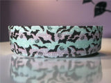 Pastel Bats Halloween Dog Collar